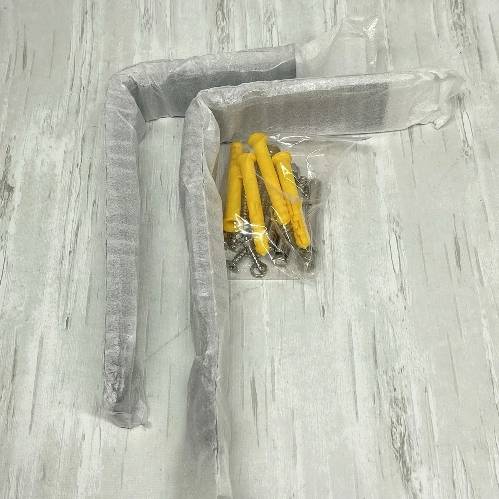 Heavy Duty Metal Shelf Brackets L Shaped Clear Coated Approximately 8X4X1